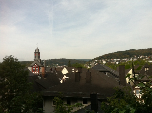 Blick vom Schloss Dillenburg 