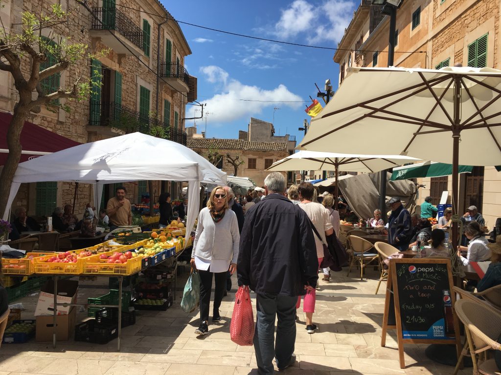 Markt in Santanyi Mallorca- Lieblingsflecken